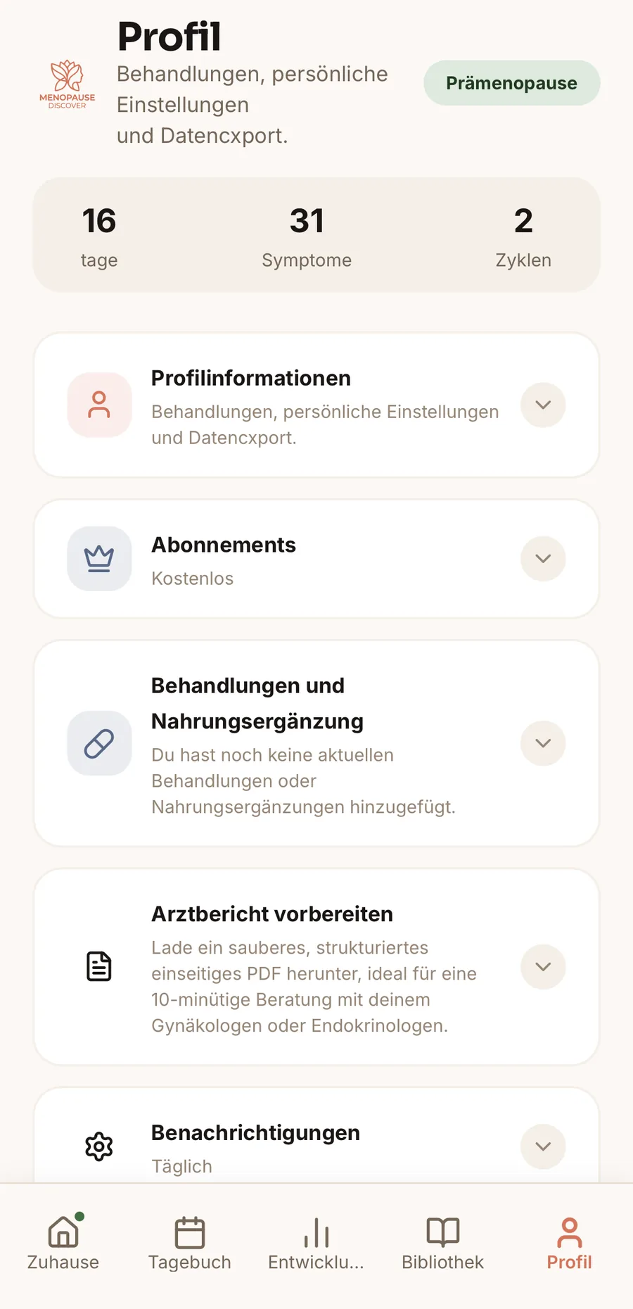 Wellness tools — the premium overview